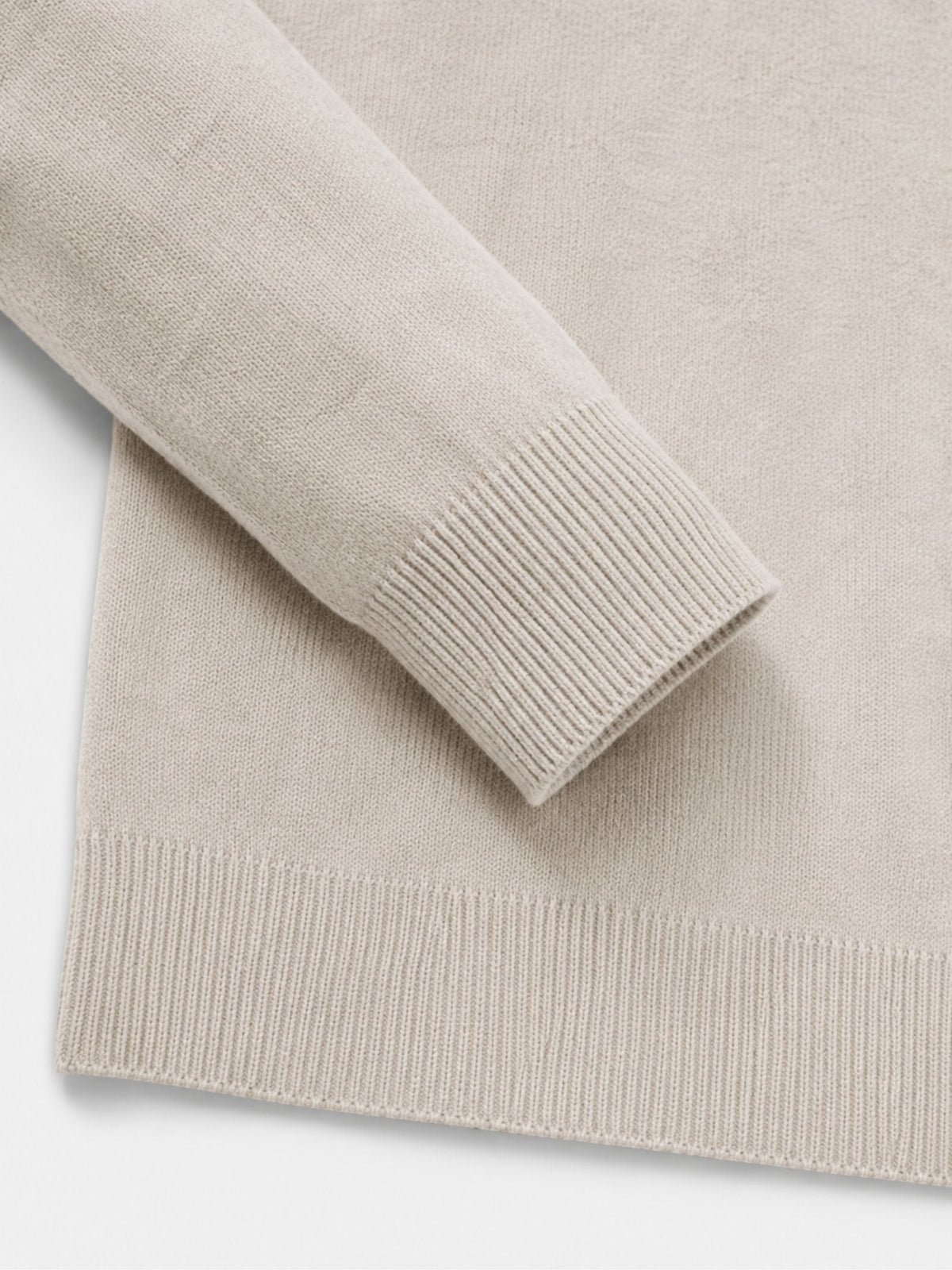 Herren warmer Pullover mit V Ausschnitt und Reißverschluss