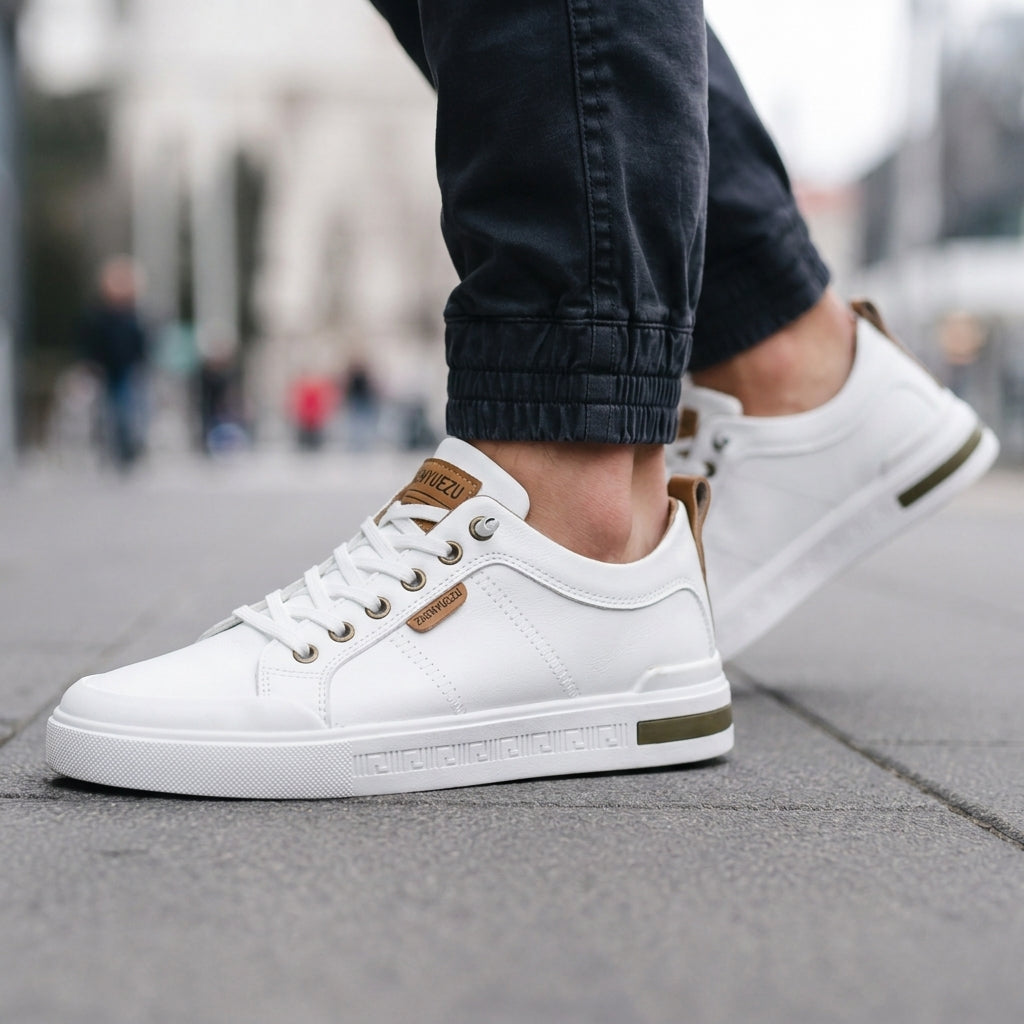 Herren Sneaker zweifarbig mit Schnürung