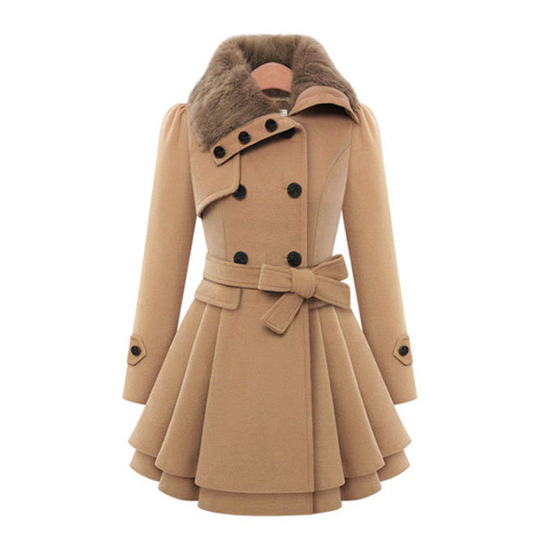 Damen Trenchcoat im Vintage Stil für den Übergang