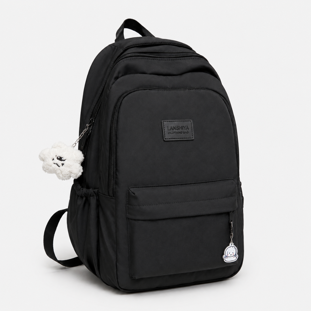 Damen Rucksack mit Laptopfach und vielen Taschen