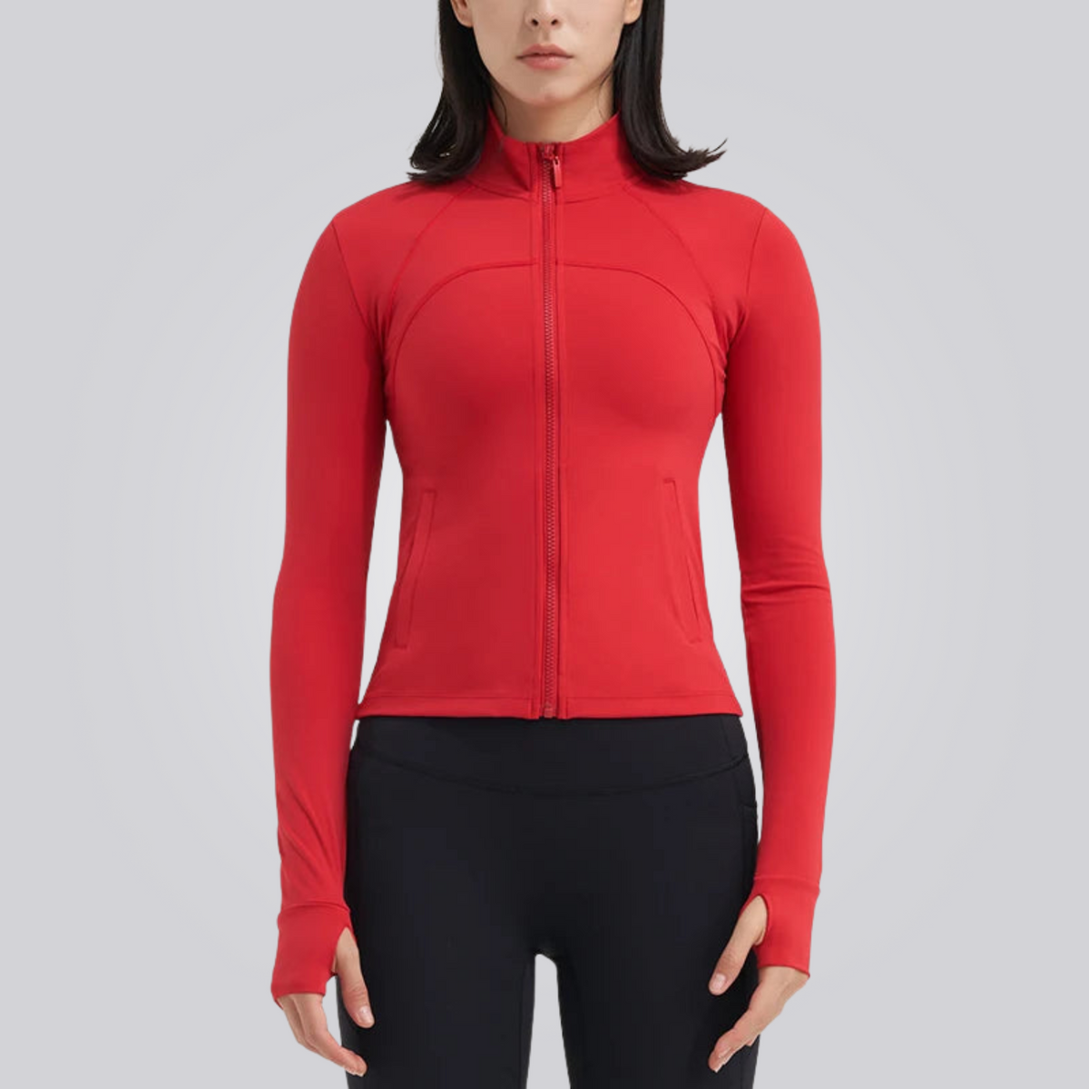 Damen Fitness Jacke mit UV Schutz