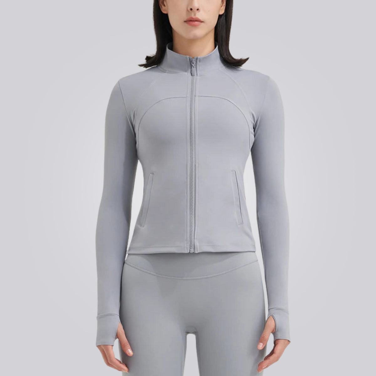 Damen Fitness Jacke mit UV Schutz