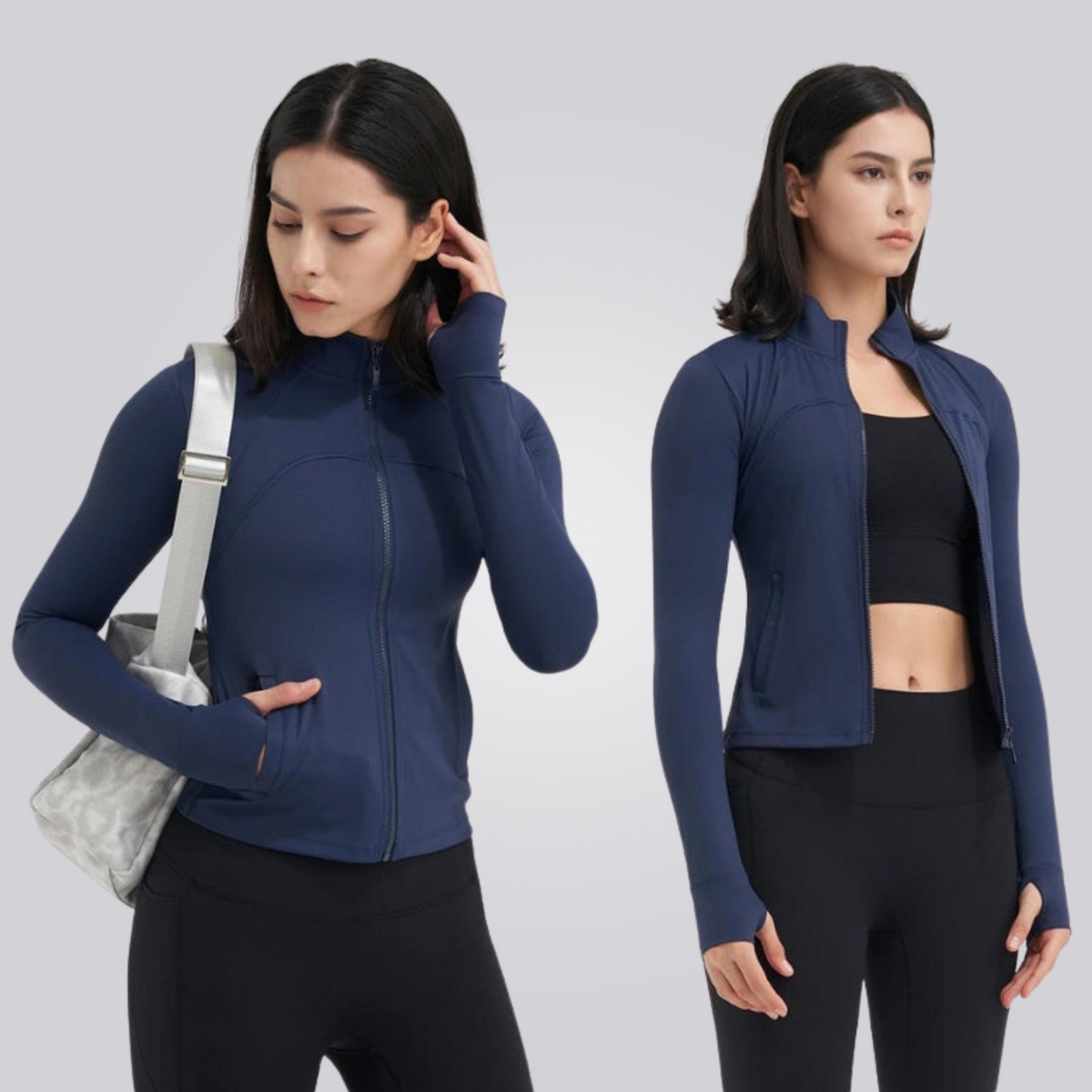 Damen Fitness Jacke mit UV Schutz