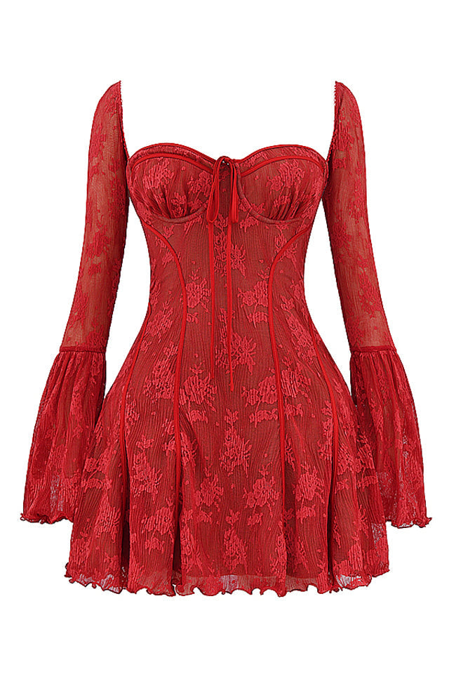Elegantes luxuriöses Minikleid