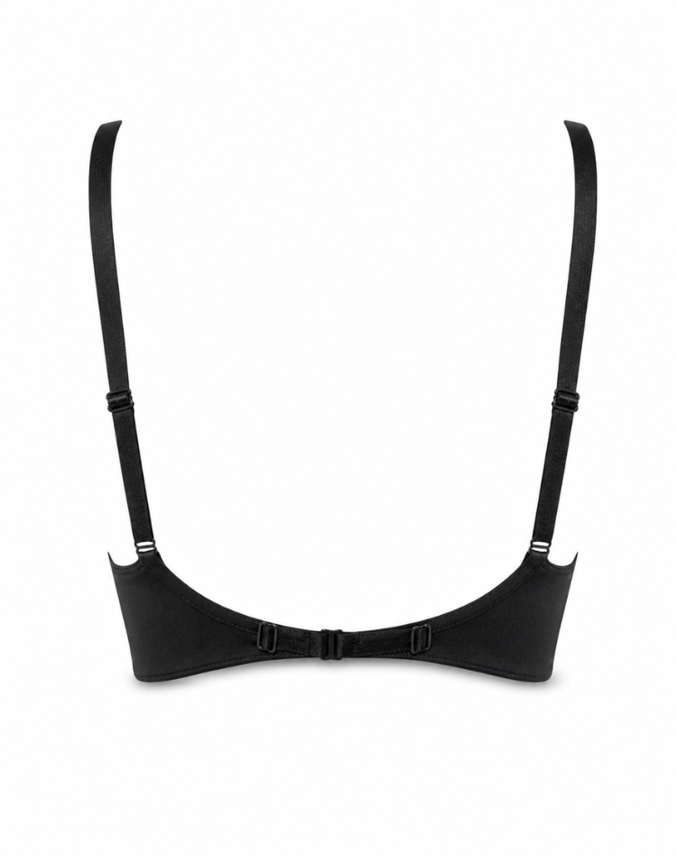 Damen BH Push Up mit transparenten Trägern