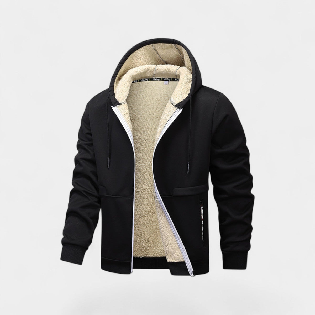 Herren Kapuzenjacke mit Reißverschluss