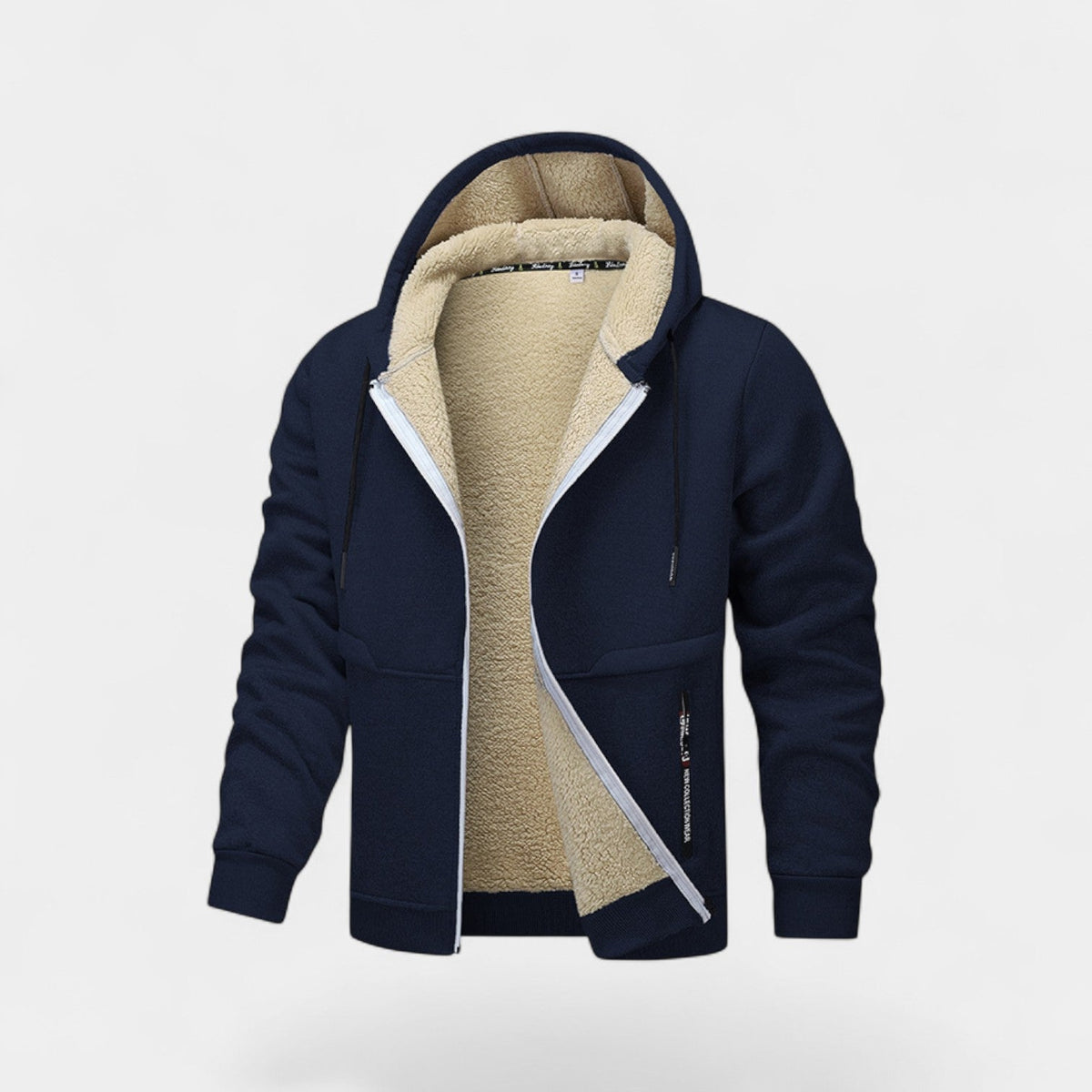 Herren Kapuzenjacke mit Reißverschluss