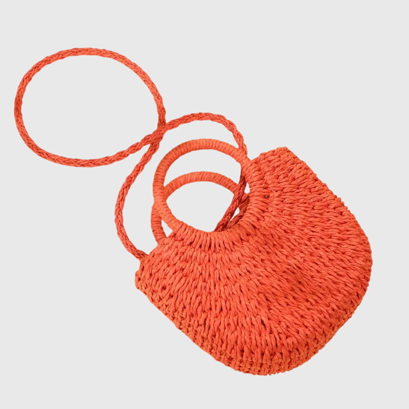 Lässige gewebte Handtasche