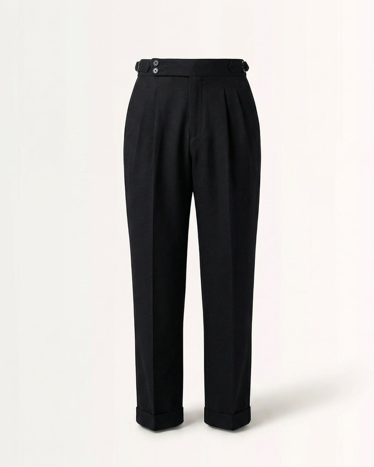 Herren Bundfaltenhose mit Seitenversteller