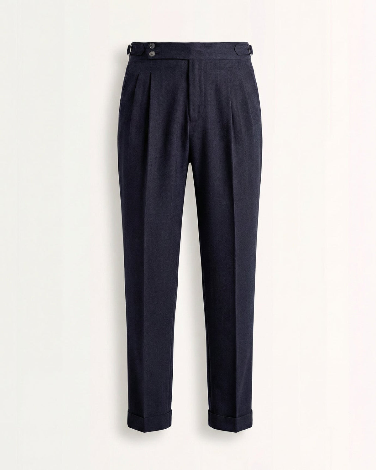 Herren Bundfaltenhose mit Seitenversteller