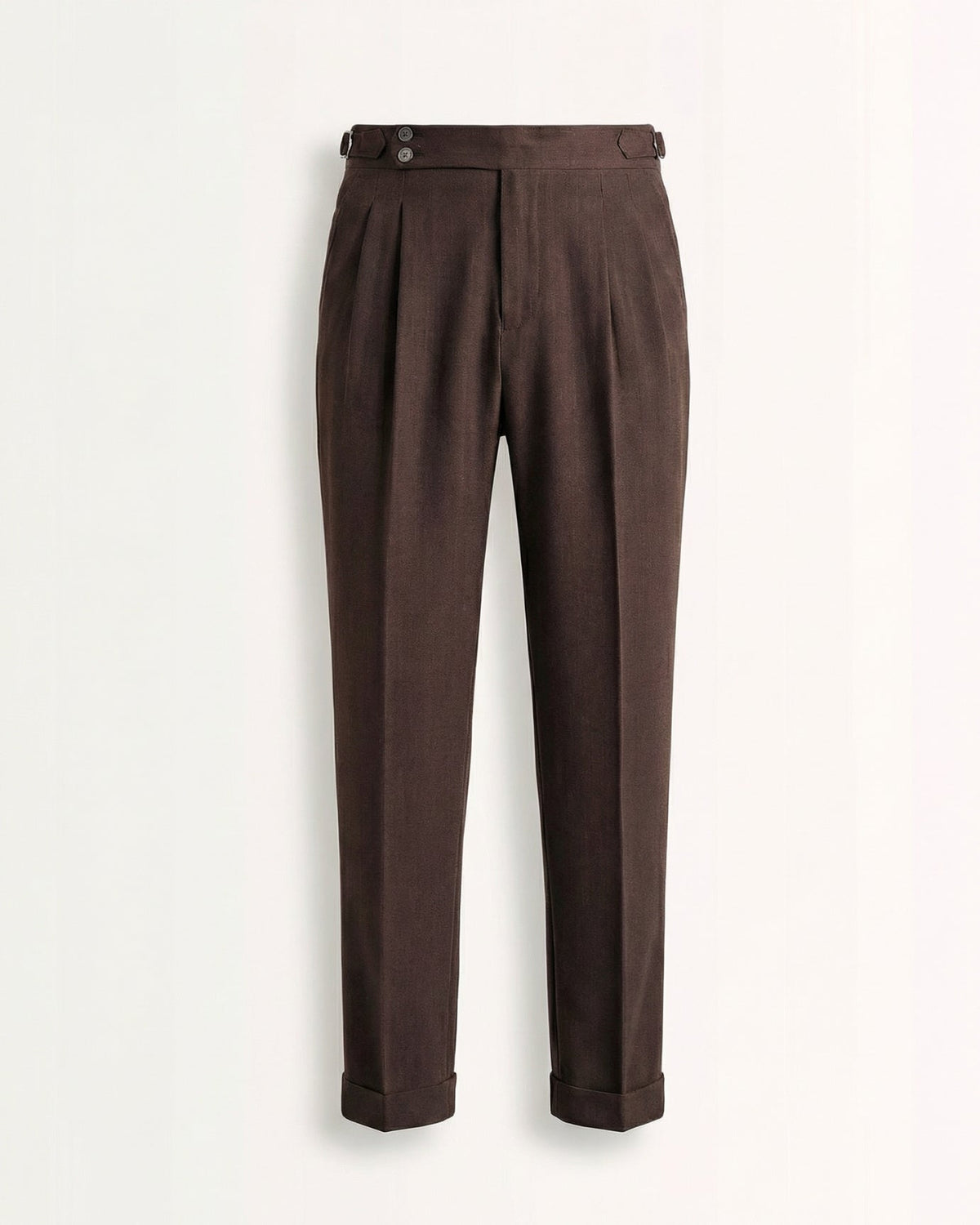 Herren Bundfaltenhose mit Seitenversteller