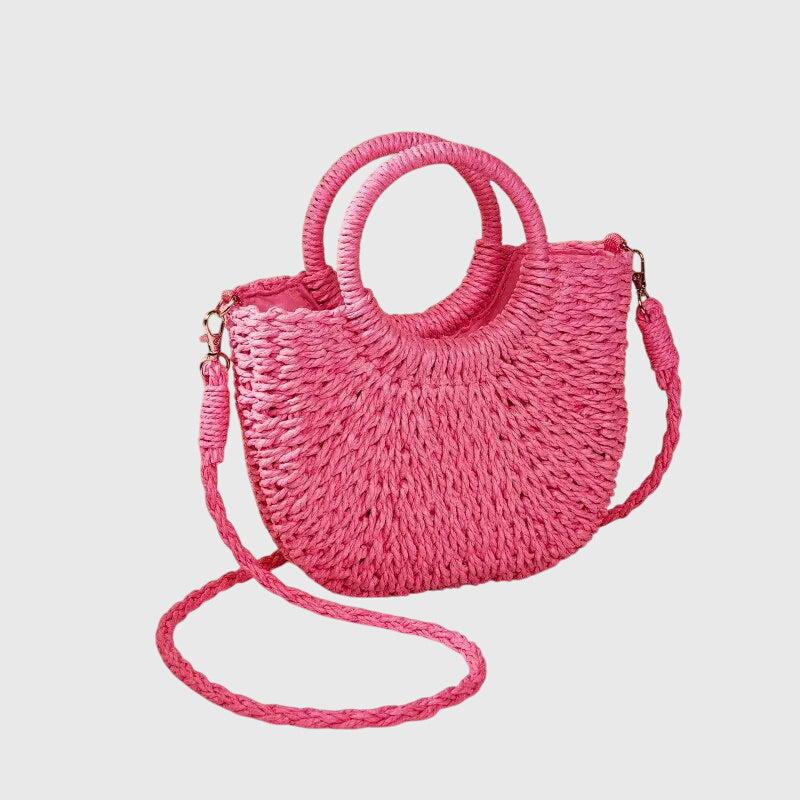 Lässige gewebte Handtasche