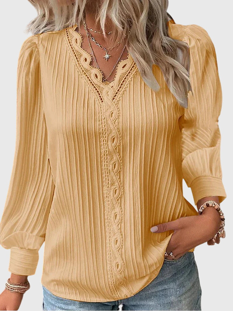 Andrea | Elegant Pullover Blouse
