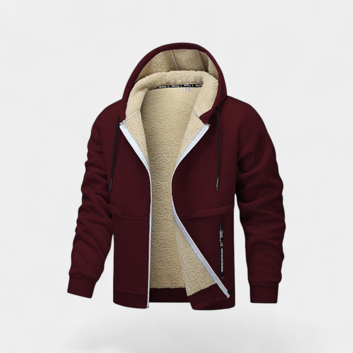 Herren Kapuzenjacke mit Reißverschluss