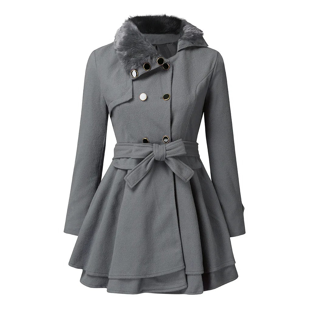 Damen Trenchcoat im Vintage Stil für den Übergang
