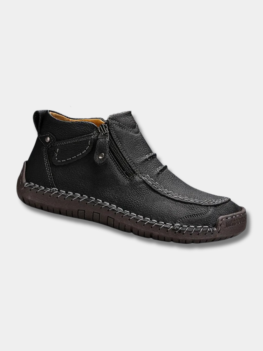 Herren Schuhe orthopädisch mit Reissverschluss
