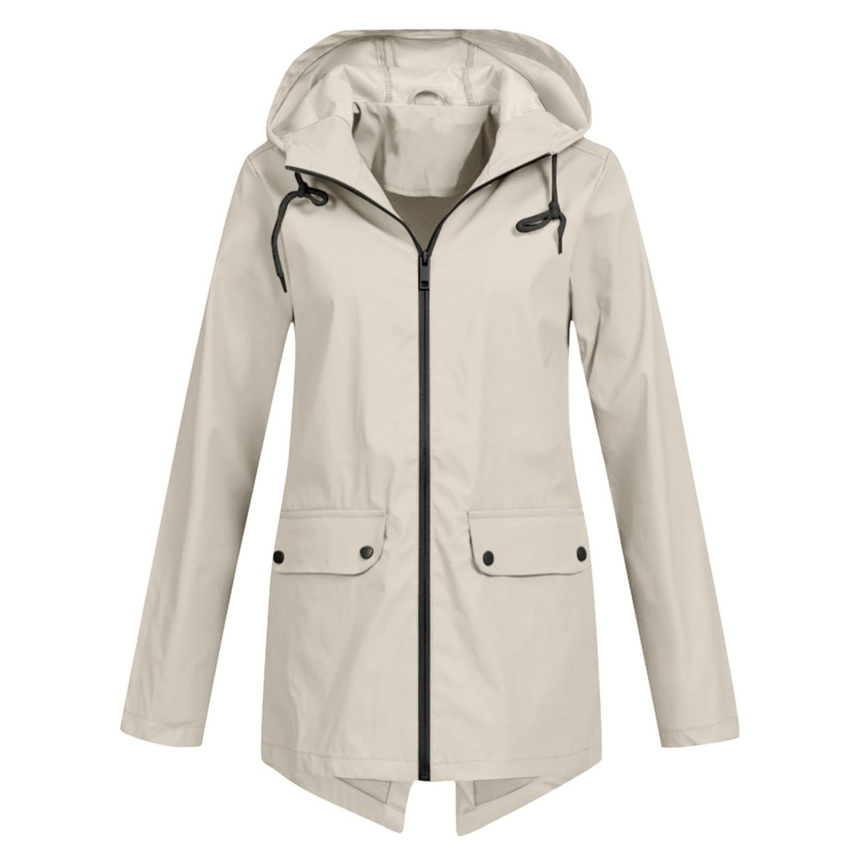 Damen Regenjacke Wasserdicht Atmungsaktiv Mit Kapuze