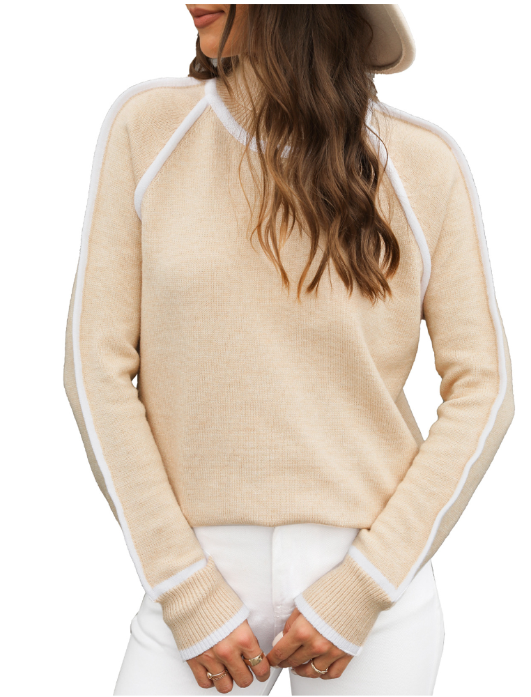Turtleneck Pullover Damen kuschelig warm