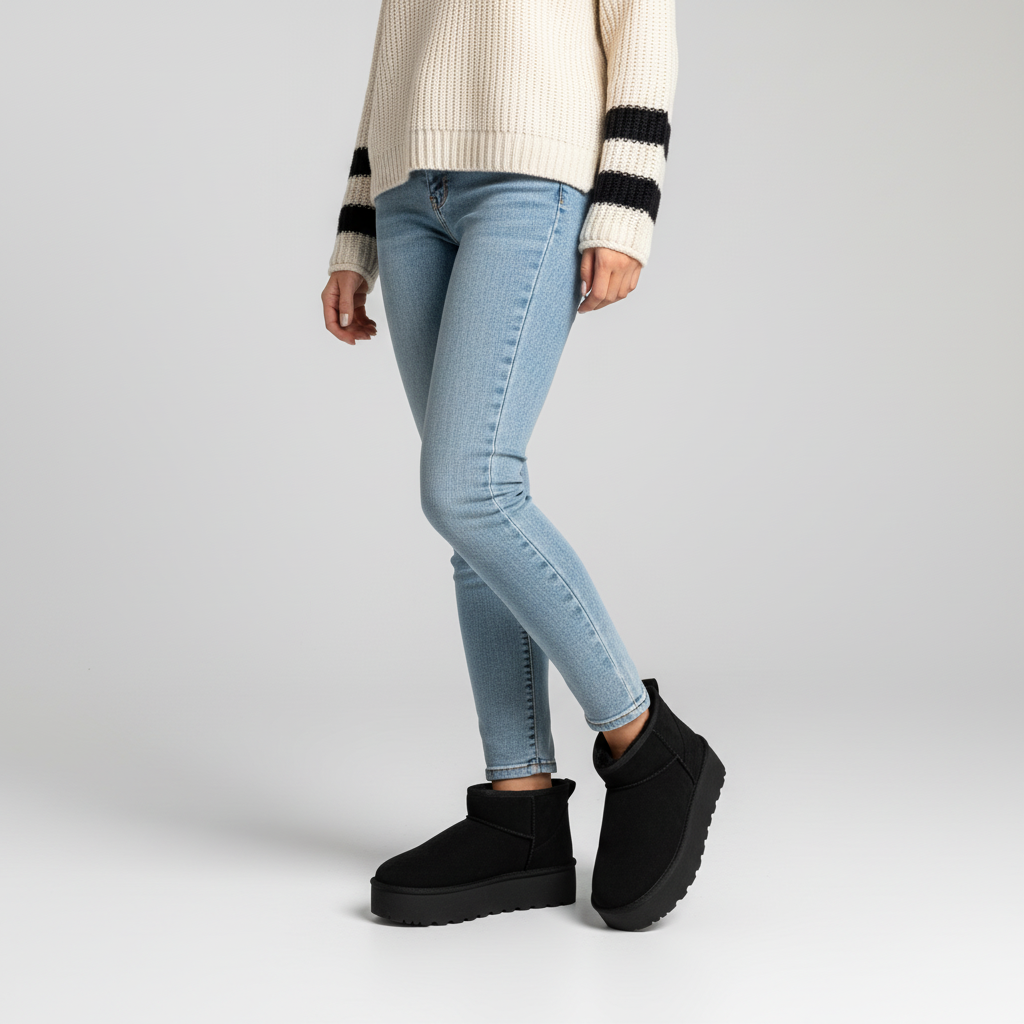 Paulina Damen gefütterte Winterstiefel