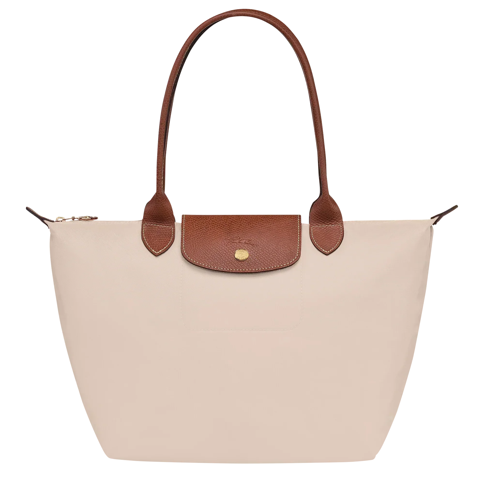 Damen Papierfarbene Mittlere Nylon Tote Bag