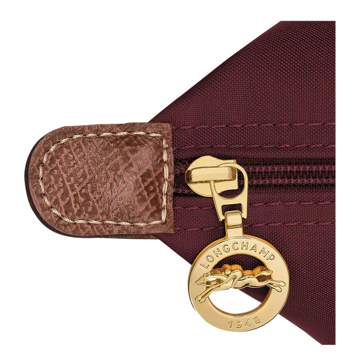 Damen Bordeaux Mittlere Nylon Tote Bag