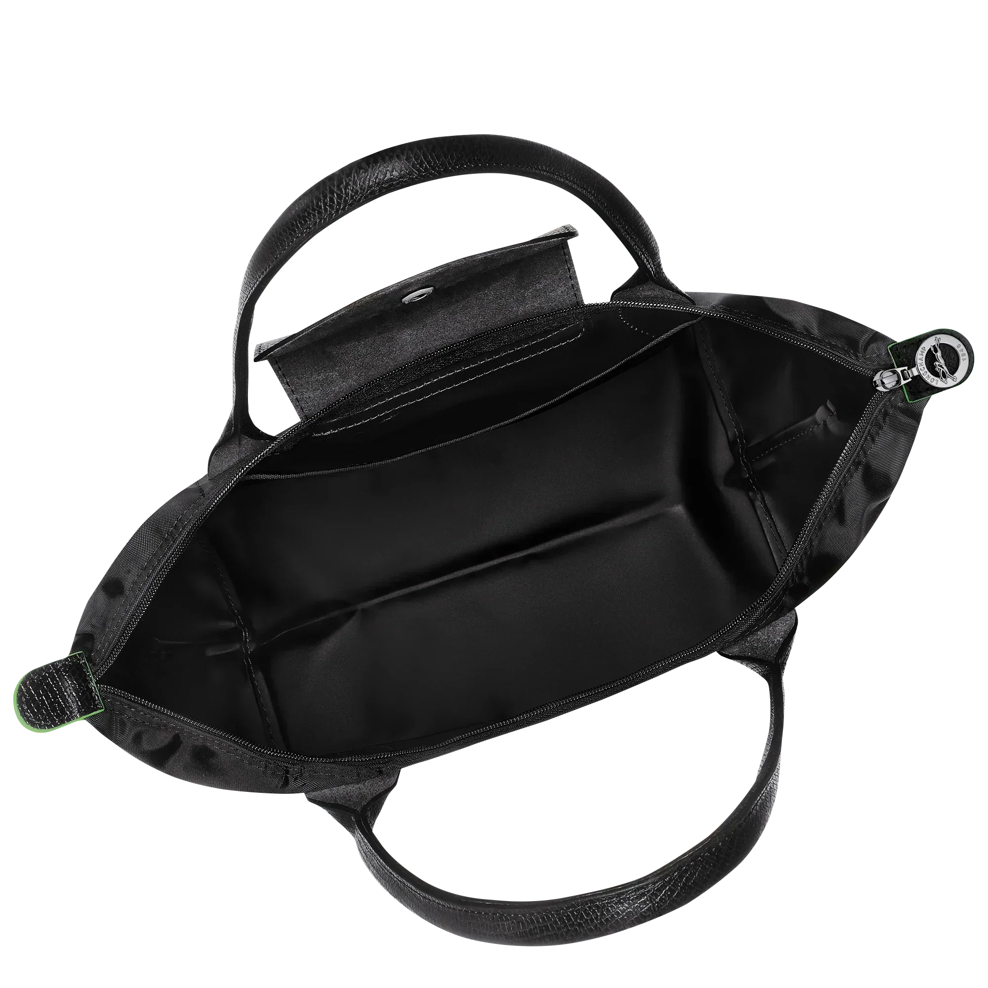 Damen Schwarze Mittlere Nylon Tote Bag