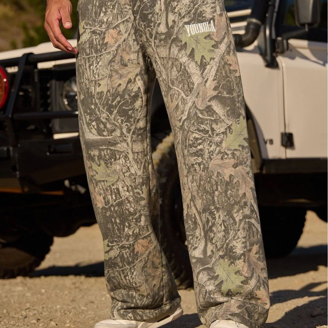 Herren weite Jogginghose mit Camouflage Muster