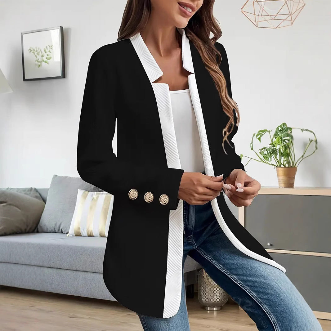 Damen Blazerjacke mit figurbetonter Passform