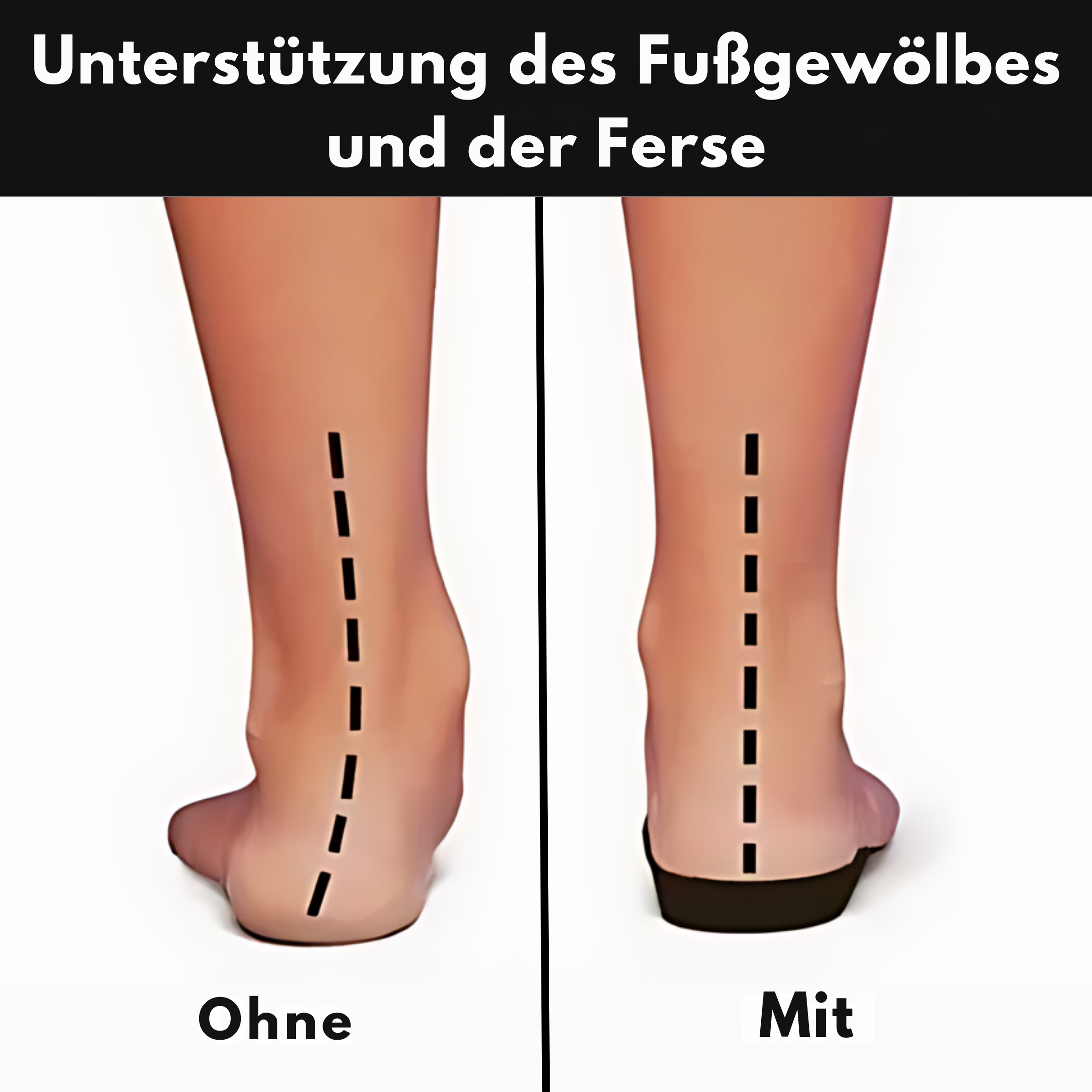 Damen Orthopädische Schuhe mit dämpfender Sohle und elastischem Einstieg