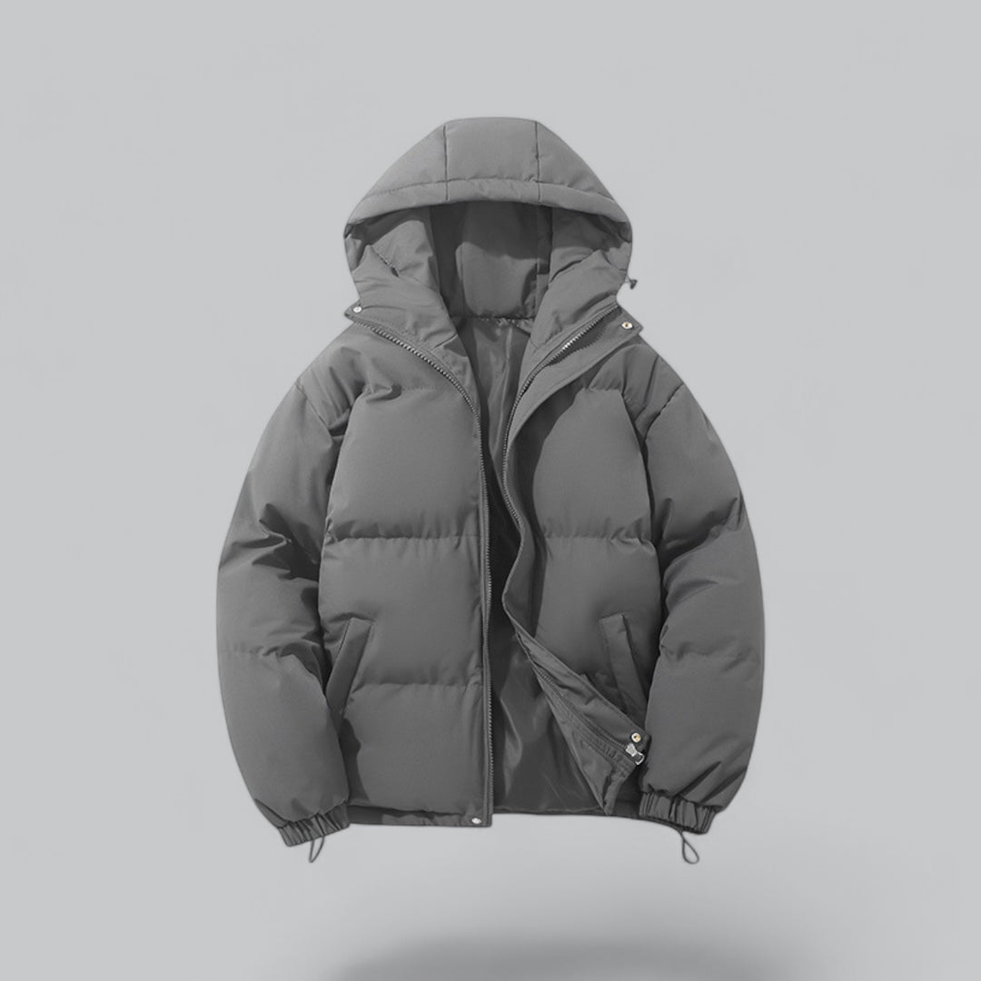 Herren Steppjacke mit Kapuze
