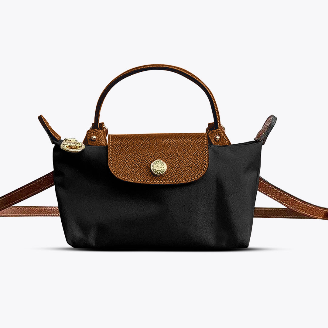 Damen Mini Crossbody Tasche aus Leder mit verstellbarem Trageriemen