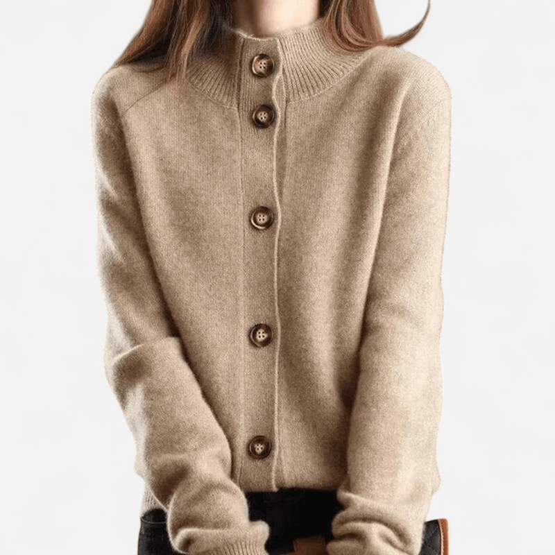 Damen Kaschmir Cardigan weich und klassisch