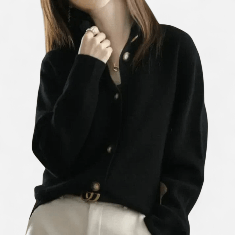 Damen Kaschmir Cardigan weich und klassisch