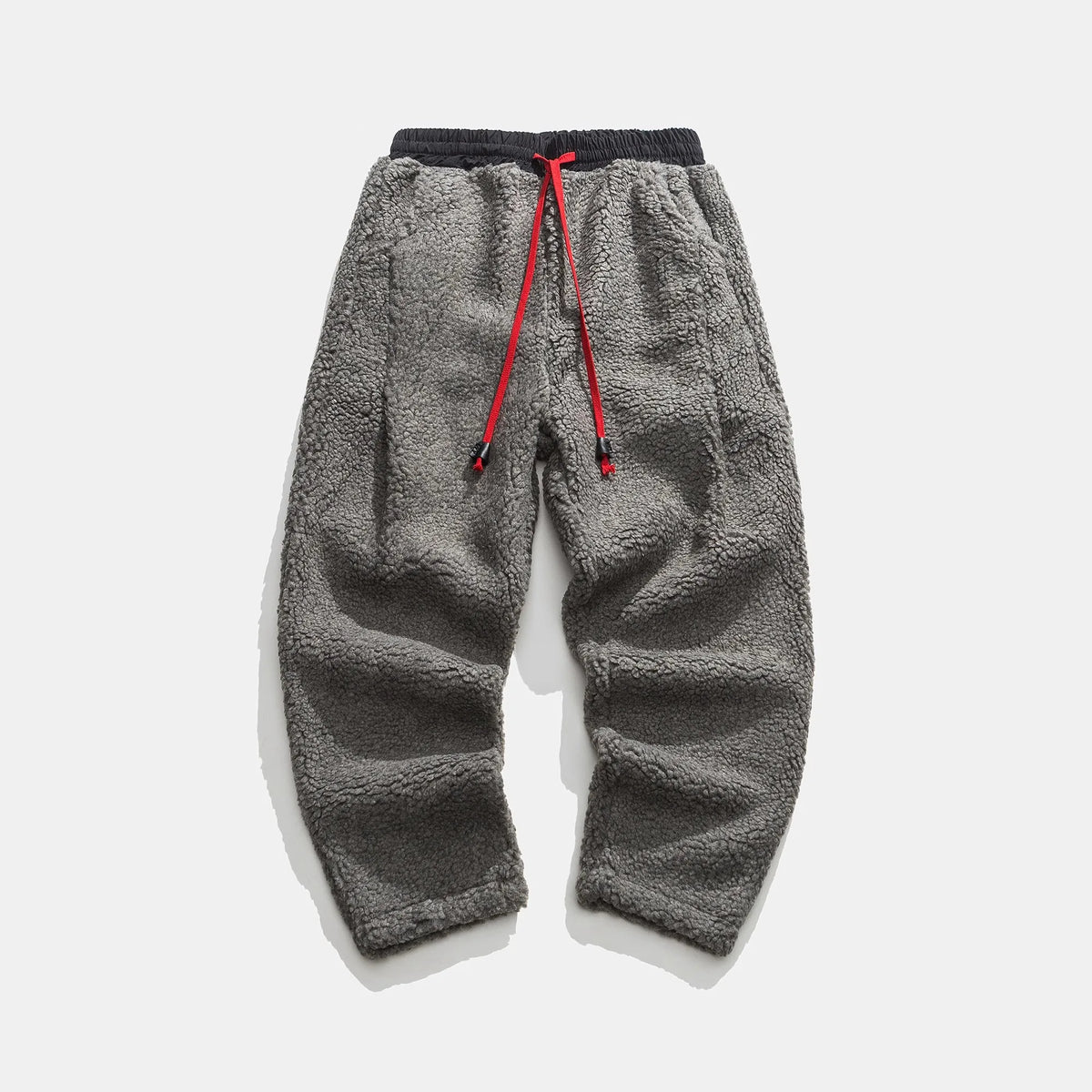 Herren kuschelige Fleece Jogginghose mit elastischem Bund