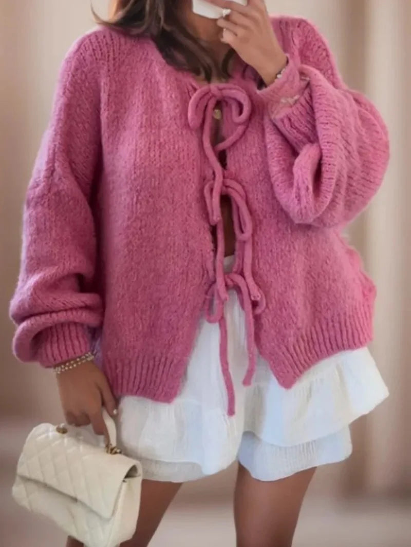 Damen Langarm Cardigan
