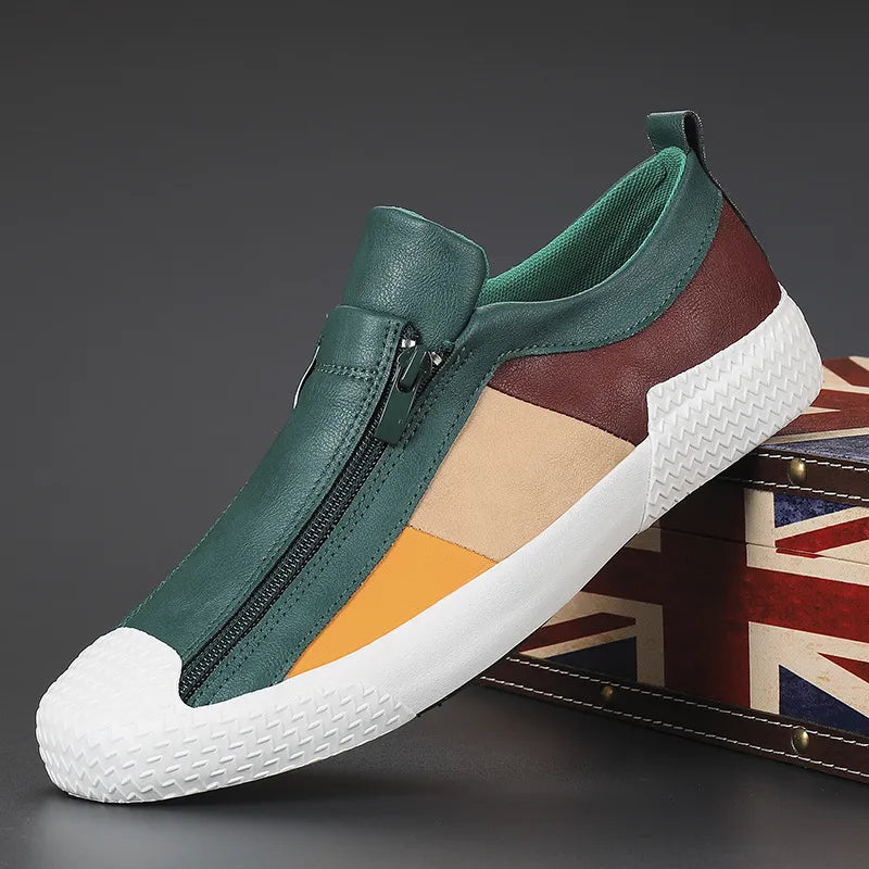 Herren Slipper-Sneaker mit Reißverschluss