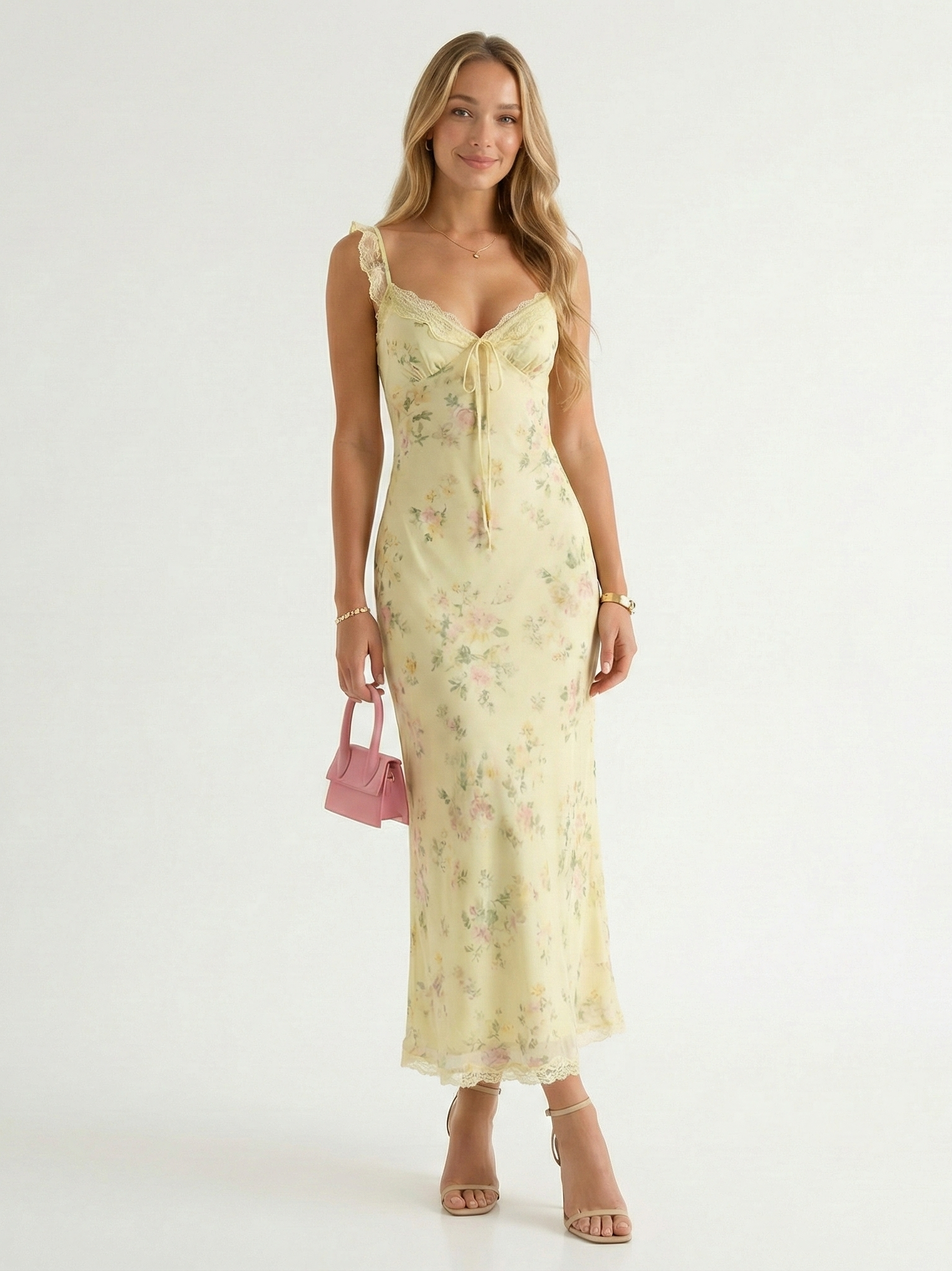 Sommerliches Blumenkleid