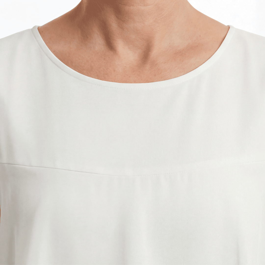Chic Schichtkleid mit Puffärmeln für Frauen