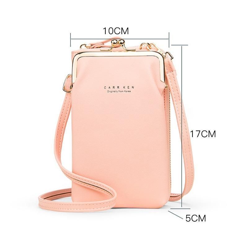 Crossbody Handytasche für Damen aus PU Leder