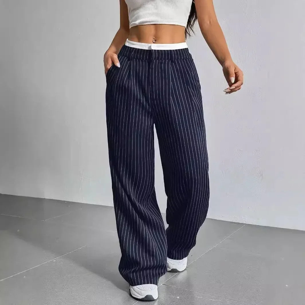Damen Oslo Hose mit drapiertem Schnitt