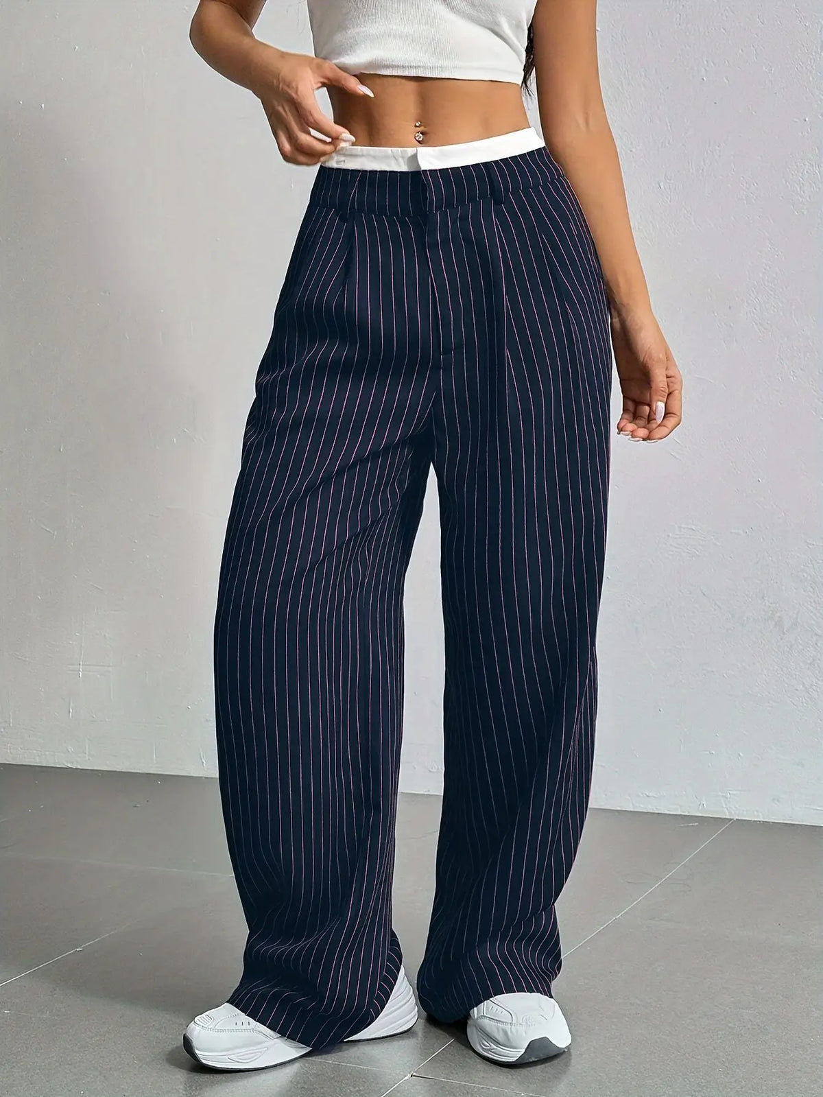 Damen Oslo Hose mit drapiertem Schnitt