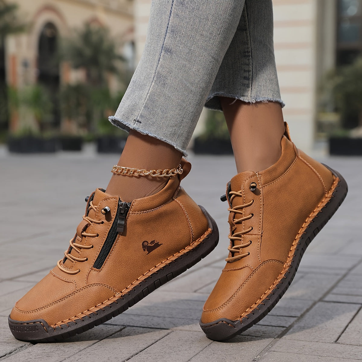 Damen orthopädische Sneaker mit gepolsterter Sohle