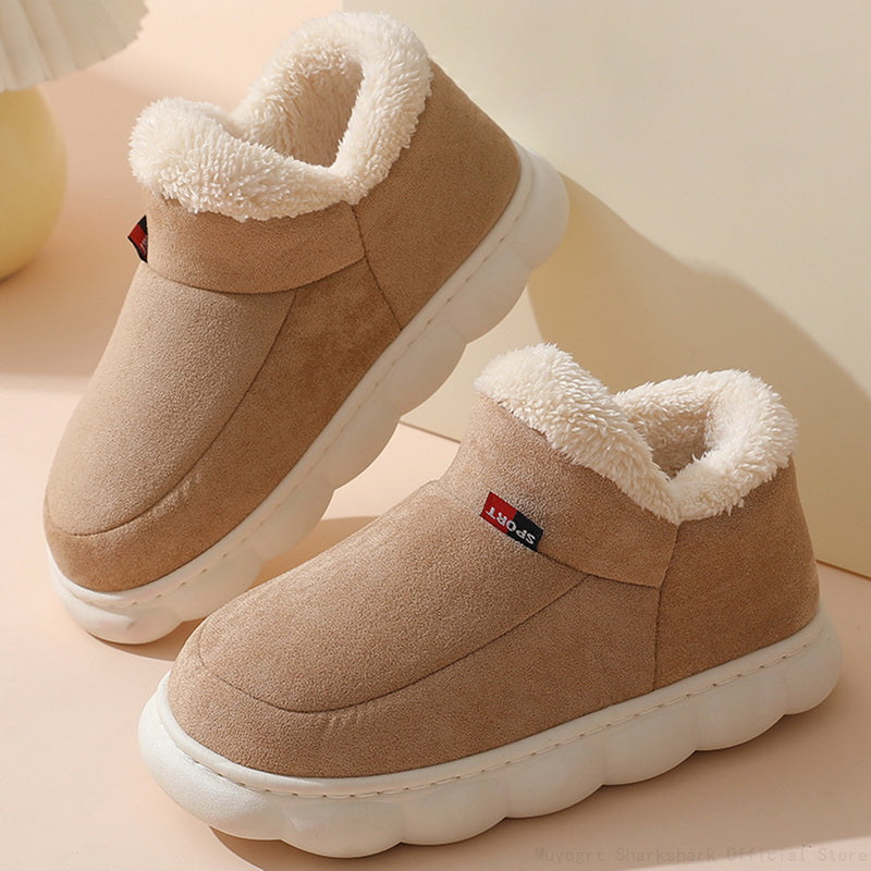Sofie Damen bequeme Fell Pantoffeln