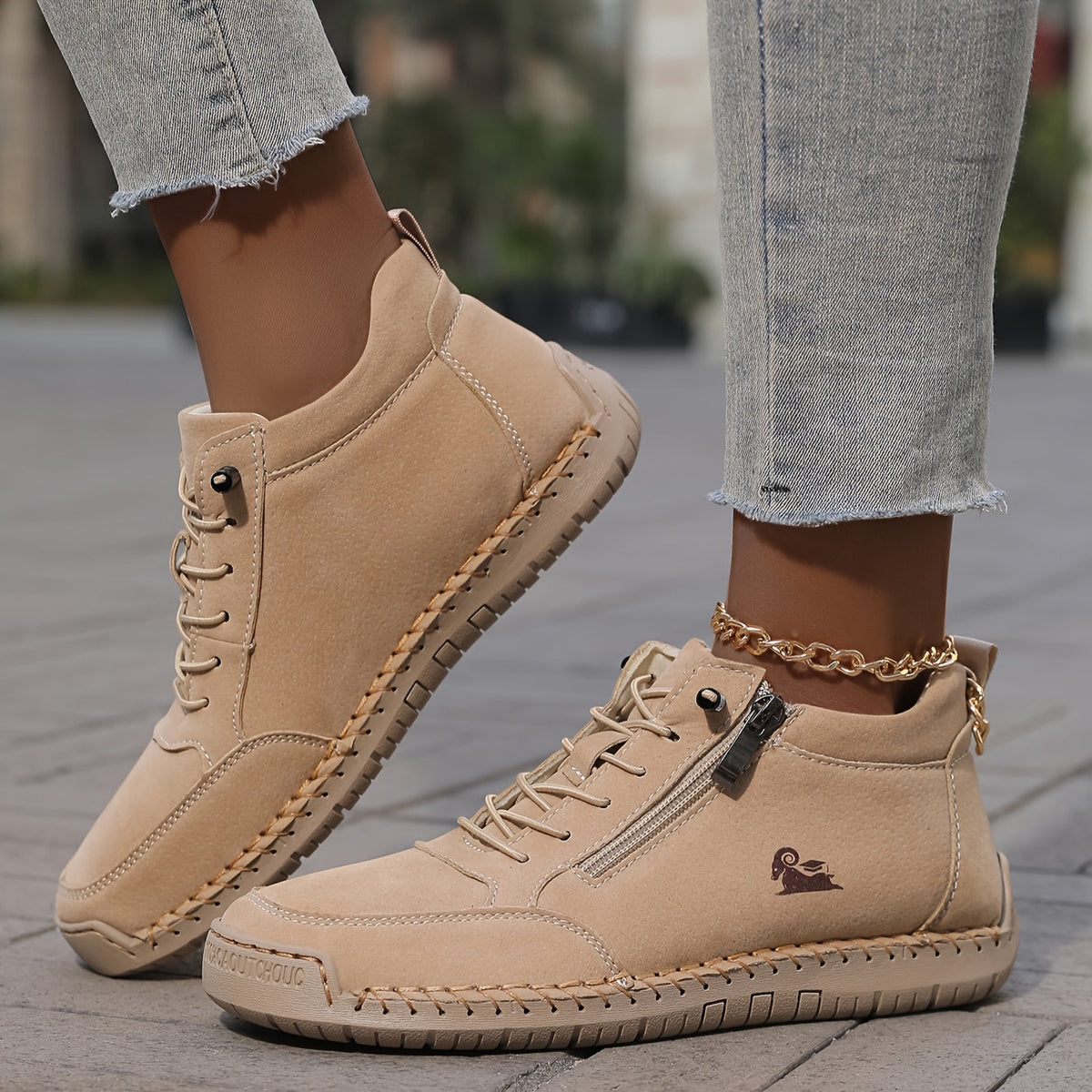 Damen orthopädische Sneaker mit gepolsterter Sohle