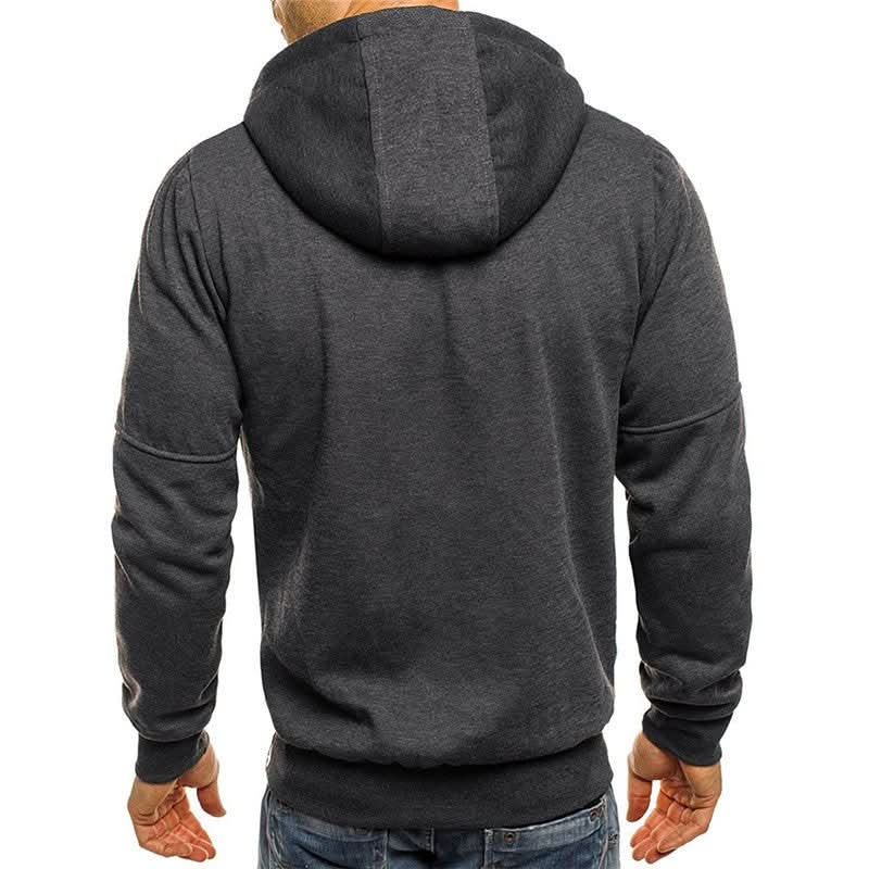 Herren Hoodie mit Reißverschluss und Kapuze