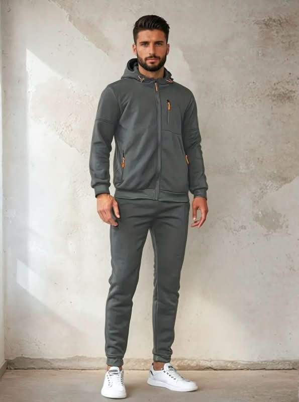 Herren Hoodie mit Reißverschluss und Kapuze