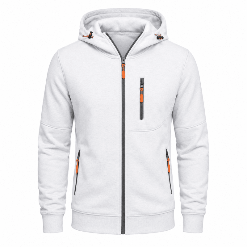 Herren Hoodie mit Reißverschluss und Kapuze
