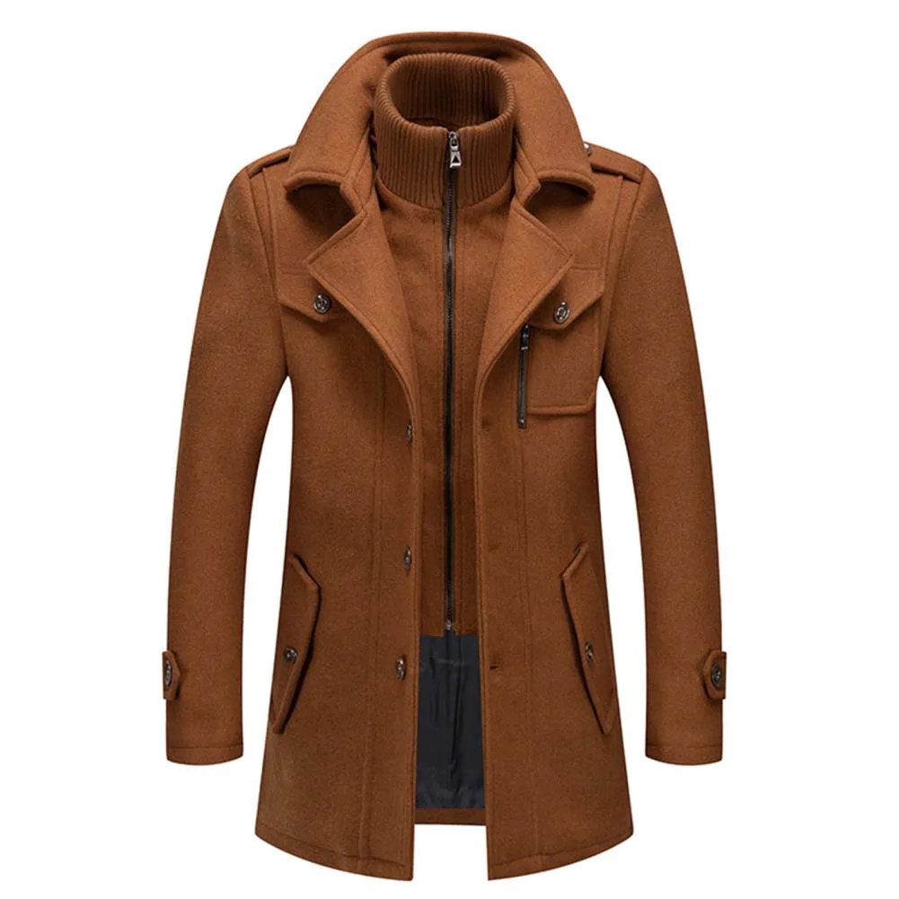 Herren Wintermantel mit Innenjacke