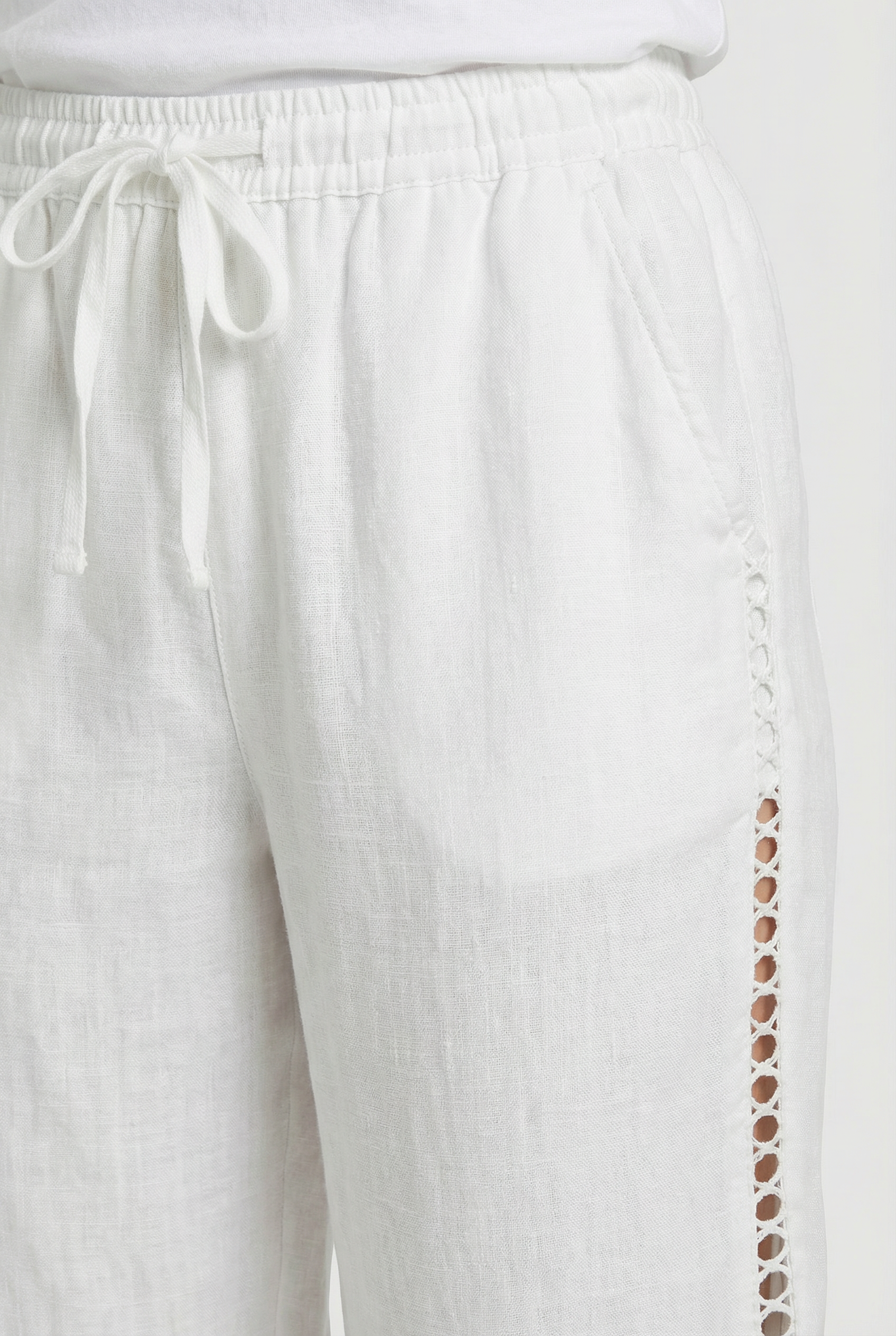 Damen Leichte Boho-Hose – Lockerer Schnitt mit elastischem Bund