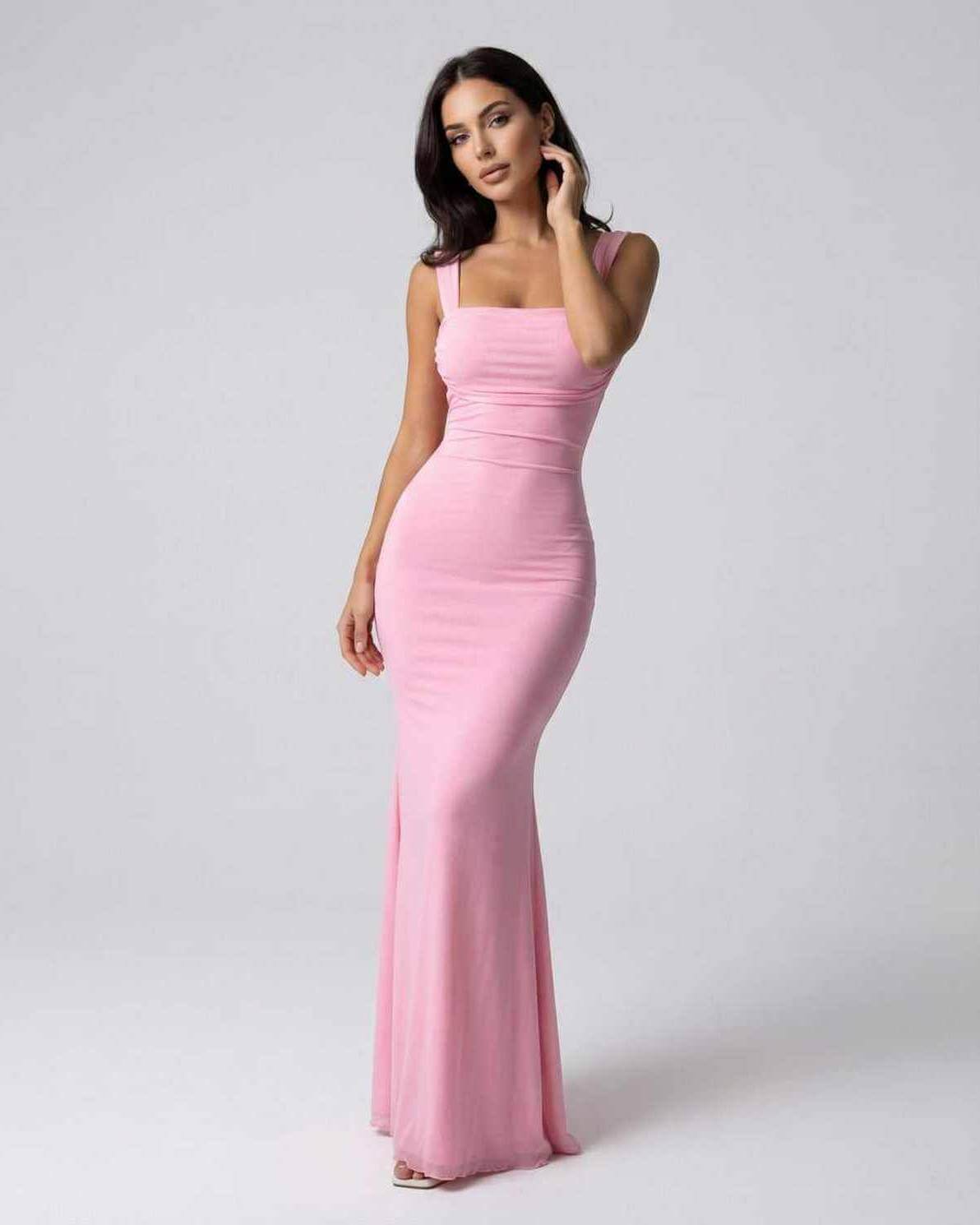Blush Maxikleid